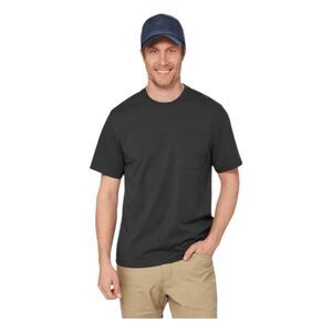 Duluth Trading Longtail Trim Fit Pocket Tee Jet Black Short Sleeve M